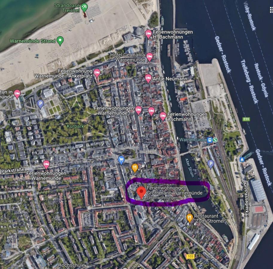 Meeresbriese Warnemünde Rostock Exterior foto